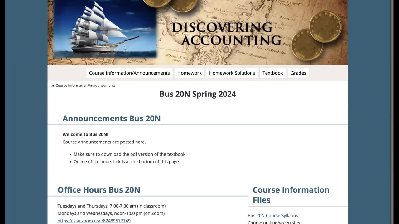 Bus 20N Website Introduction Spring 2024
