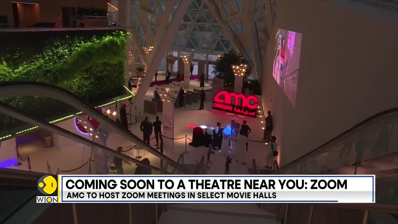 AMC to host Zoom meetings in select movie halls | AMC theatres and Zoom are teaming up