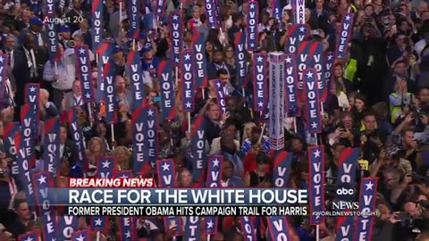 Obama hits campaign trail to stump for Harris in Pennsylvania