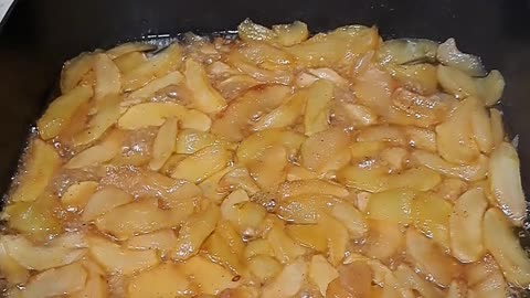 Yummy fried apples