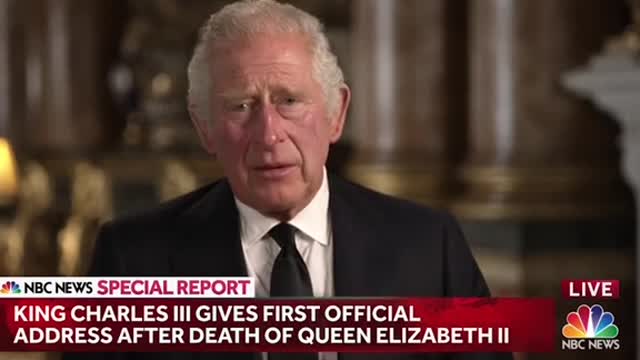 #KingCharles closes his first address to the