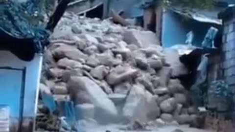 Mudslide And Large Rocks In Cumanacoa, State Of Sucre, Venezuela