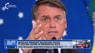 Drew Hernandez on Brazilian president Bolsonaro moving to second round in presidential race