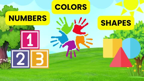 Numbers 1 to 10, Colors, and Shapes _ Toddlers Educational Video _ Kids Song _ Numbers Song