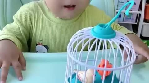 Baby cute singing