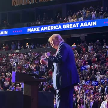 Trump Adds New Wrinkle To Signature Dance Move During AZ Rally