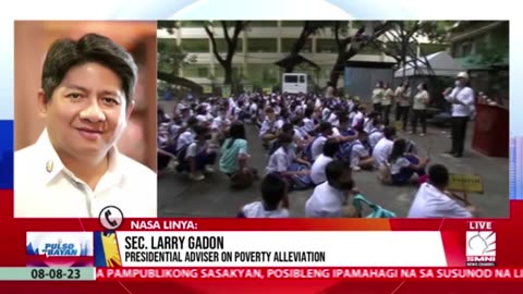 BBM feeding program, hindi gagastos ng government money —Sec. Larry Gadon