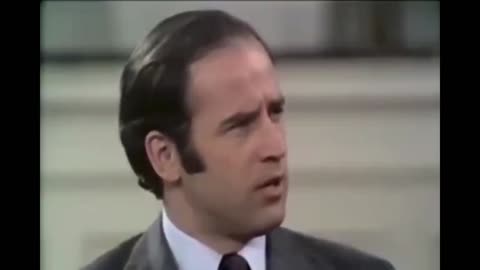 Young Joe Biden stating that the system produces corruption.