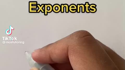 SOLVING EXPONENTS FOR YOU TO STUDY