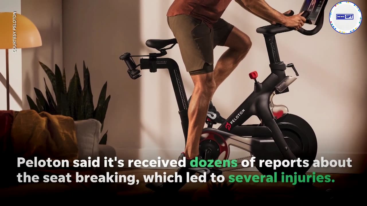 Peloton's recalls 2.2 million exercise bikes due to faulty seat post