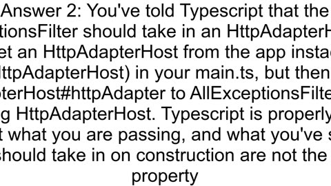 Argument of type 39AbstractHttpAdapterltany any anygt39 exception configuring allexceptions filter