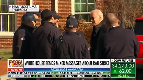 White House sends mixed messages on Biden's involvement in rail strike talks