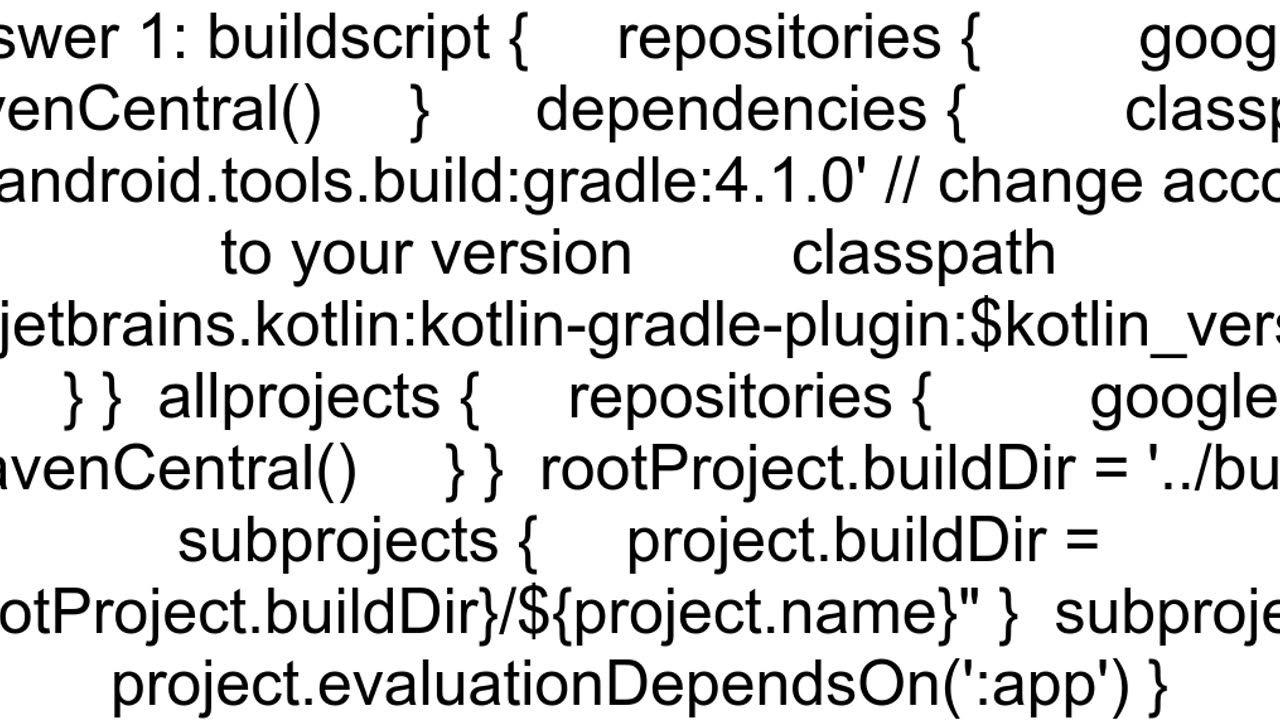 how to resolve Kotlin version issue in Flutter