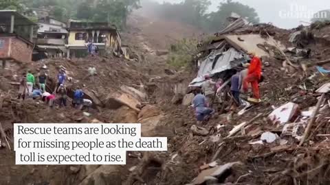 Devastating floods and mudslides in Brazil leave scores dead