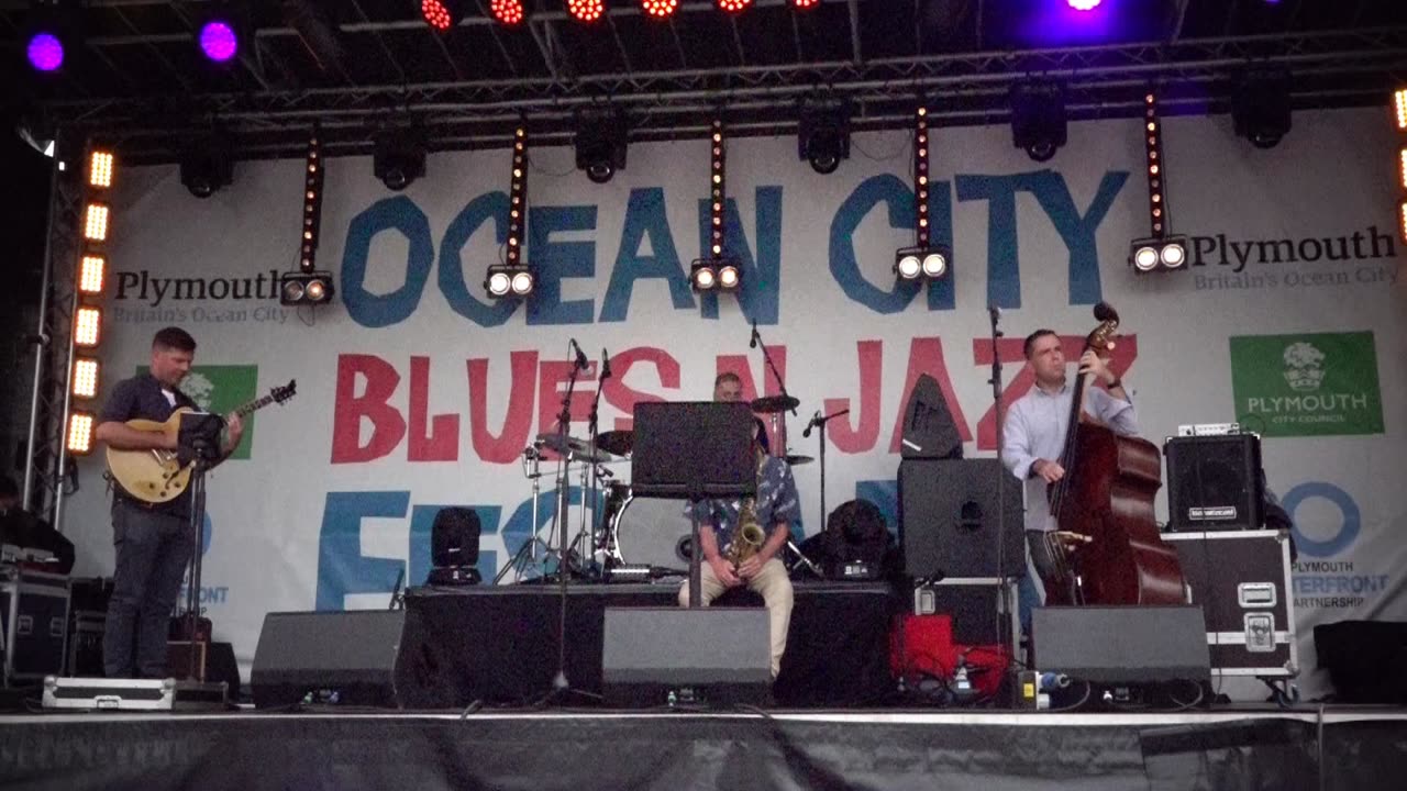 Joss Kidd 9. Ocean City Jazz and Blues 2018 . Plymouth Barbican.