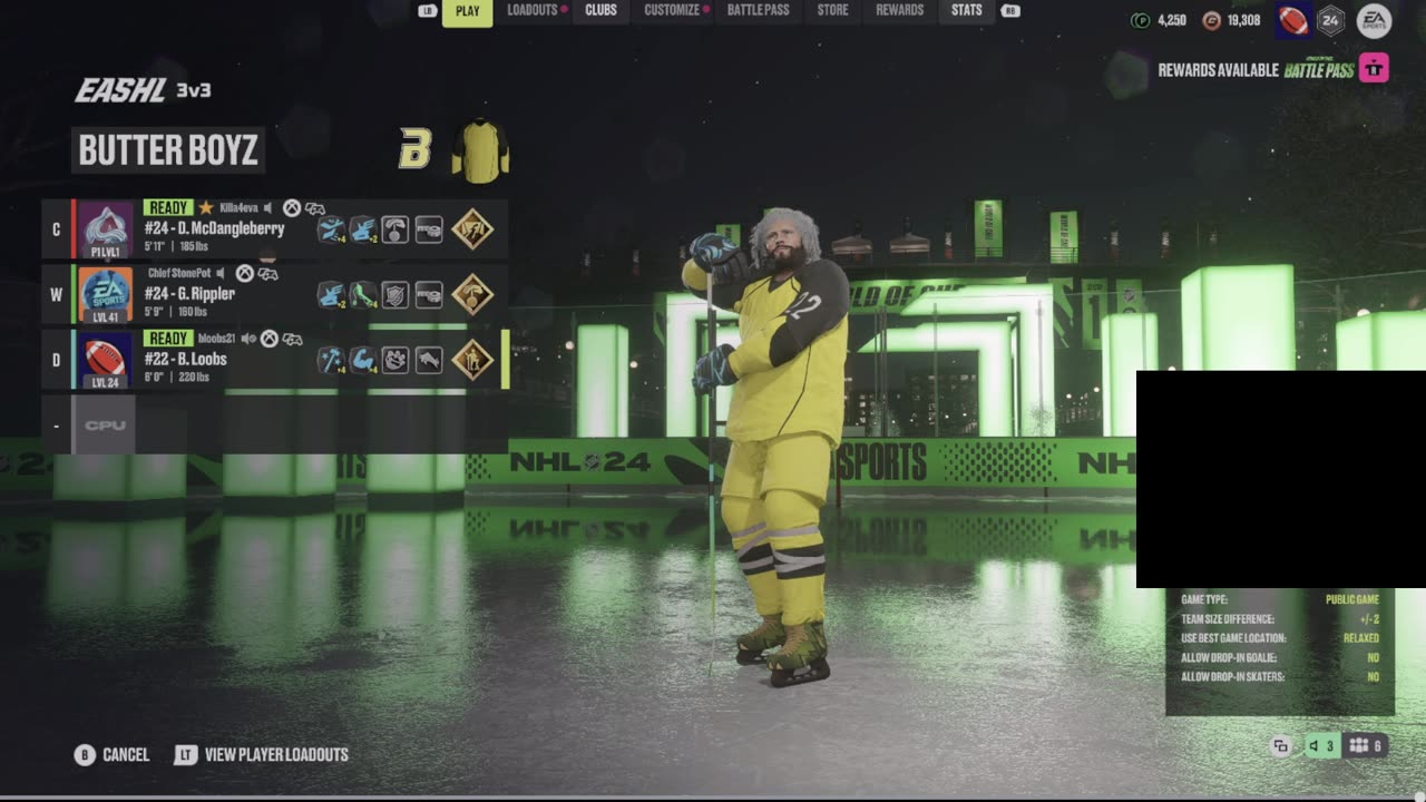 NHL 24 3v3 Clubs Butter Boyz