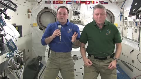 ISS Crew Interviewed by Houston Media