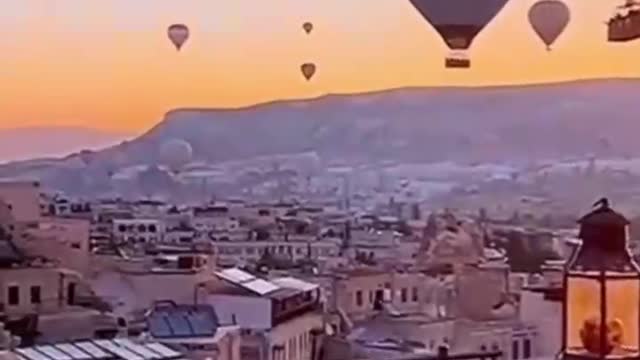 Hot air balloons in Turkey