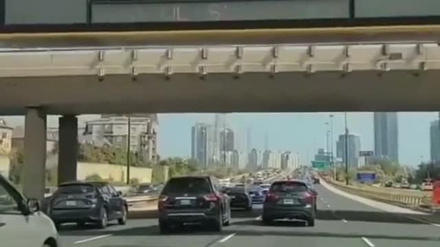 POV you are driving in Canadian traffic