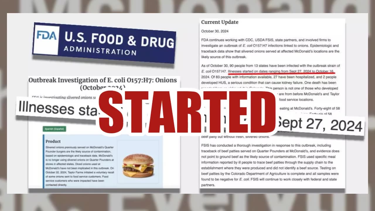 Fact Check: McDonald's E.coli Outbreak Did NOT Happen After Trump Worked A Shift There