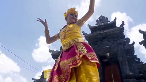 'fisherman dance' from Bali island Indonesia
