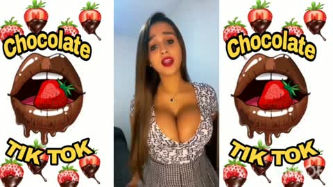 NO BRA TIKTOK CHALLENGE 2022 CHOCOLATE TIKTOK #nobra #NoBraChallenge