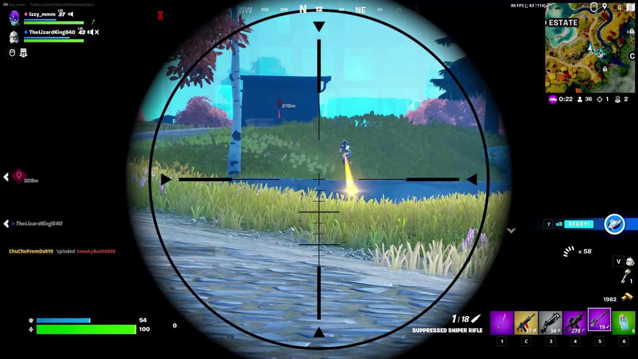 best sniper double kill in fortnite 2023