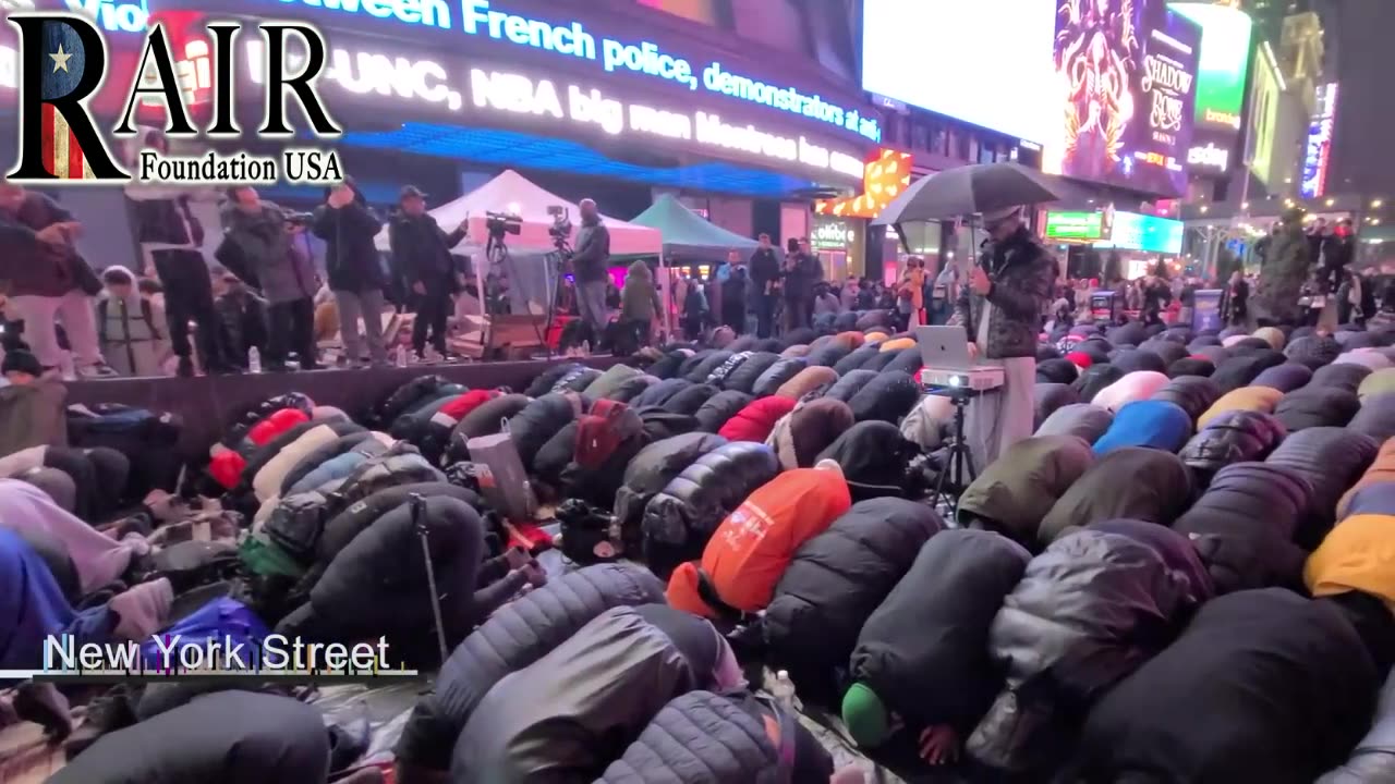 Conquered NYC: Islamic Supremacists Seize Control of Times Square for Ramadan