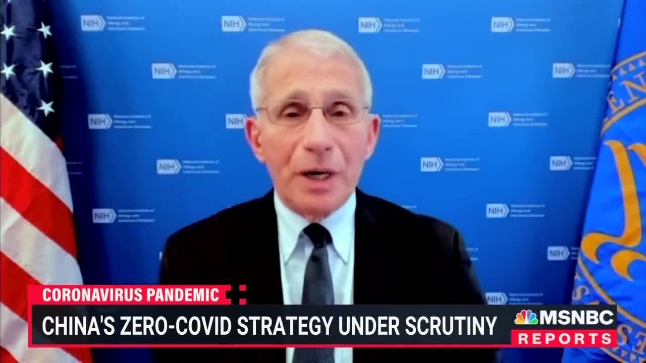 FLASHBACK: Earlier This Year, Fauci Praised China For Their Renewed Lockdowns