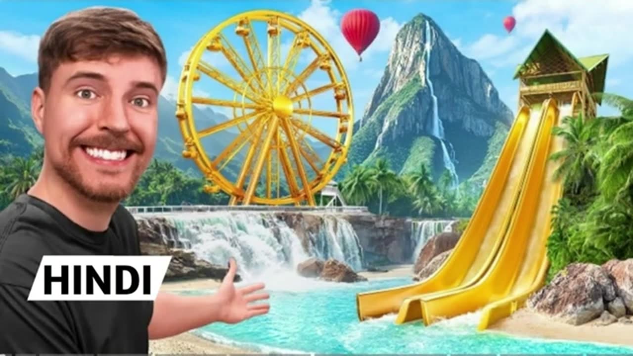 $1_vs_$250,000,000_Private_Island!___Hindi___‪@MrBeast