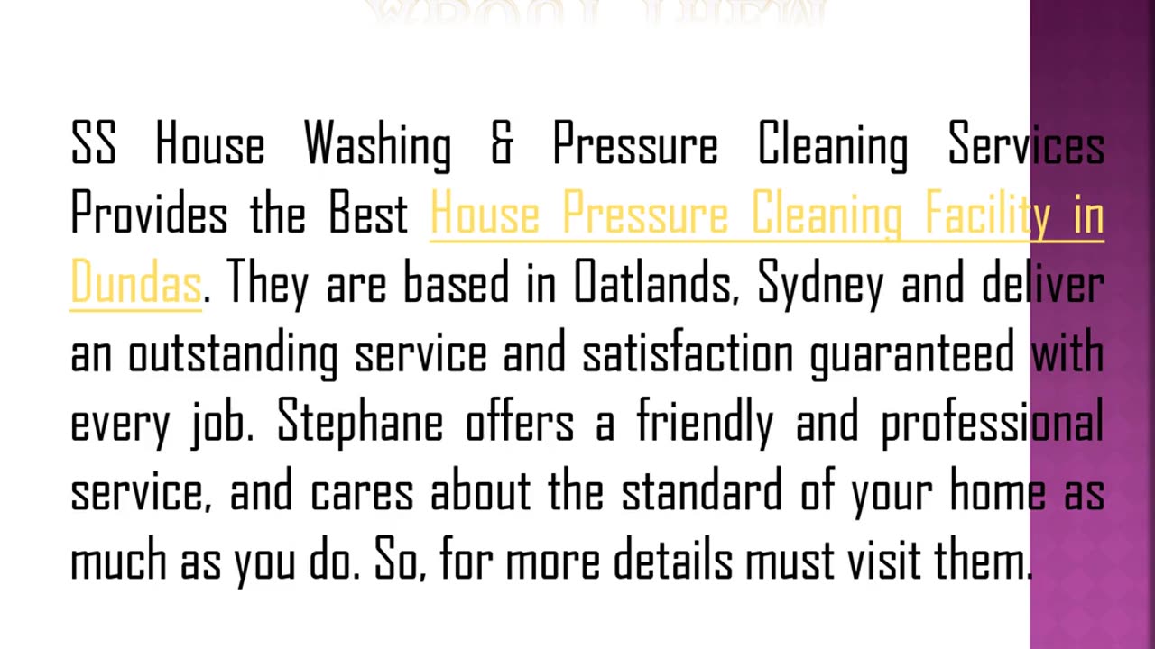 The Best Commercial Pressure Washing Service in Dundas