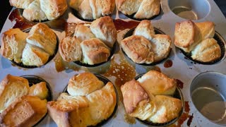 Upside Down Orange Puffs