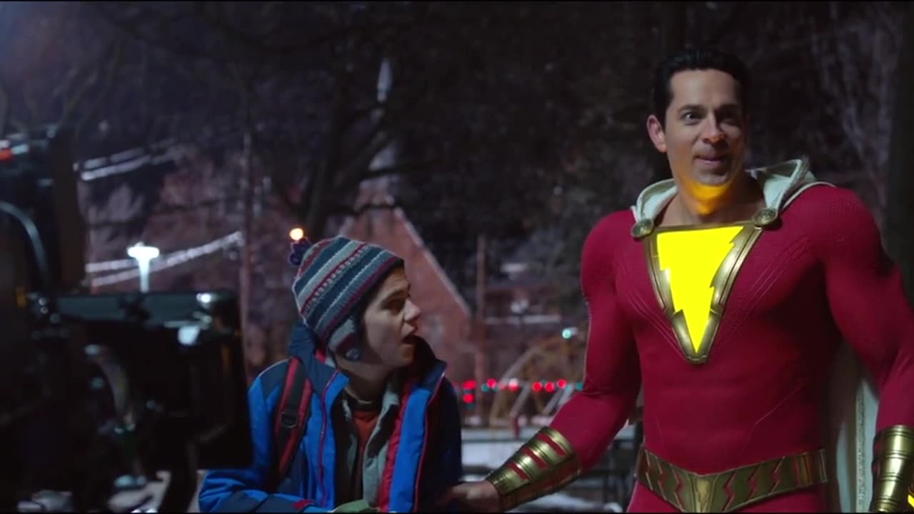 Zachary Levi having Super FUN playing Shazam | Shazam! 2019 [Extras]