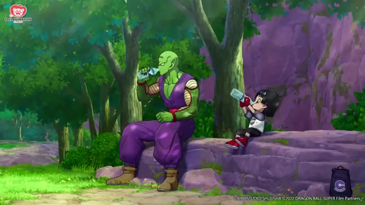 The conflict between Piccolo and Pan