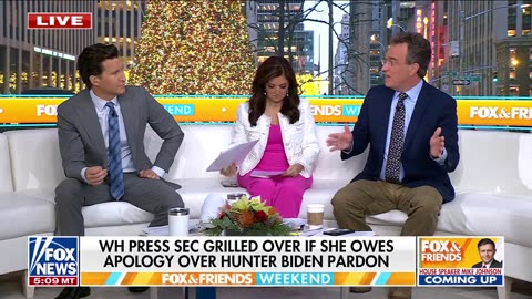 KJP grilled over Hunter Biden pardon: 'Do you owe an apology to the American people?'