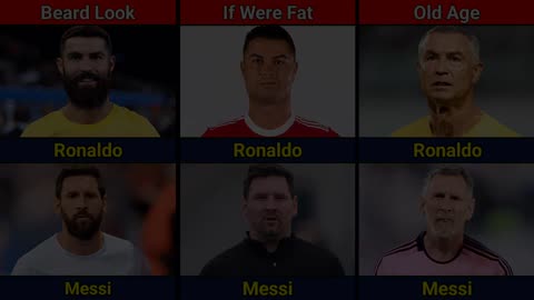 Comparison: Ronaldo vs Messi