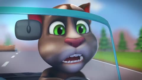 Hit the Road - Talking Tom Shorts Cartoon