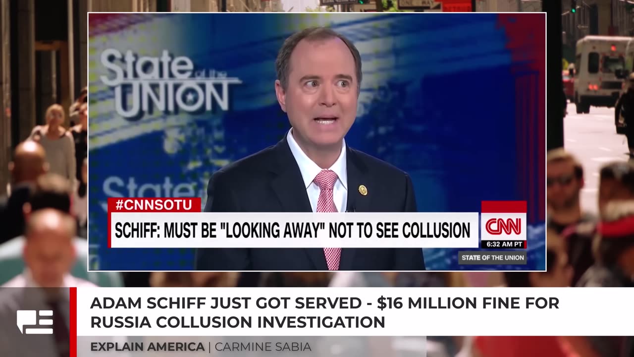 Adam Schiff Just Got Served - $16 Million Fine For Russia Collusion Investigation