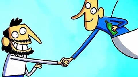 THE DUMB GUY 😂 || CARTOON COMEDY ||