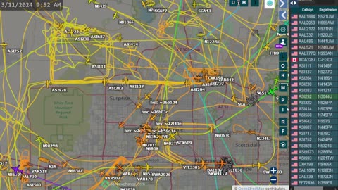 Transpac Yesterday - March 11th 2024 Time Lapse -