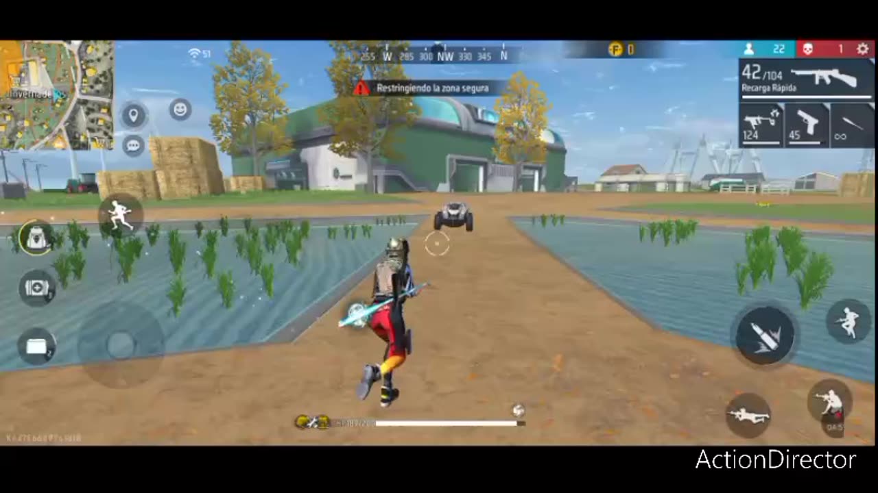 Una partida rapida de free fire xd