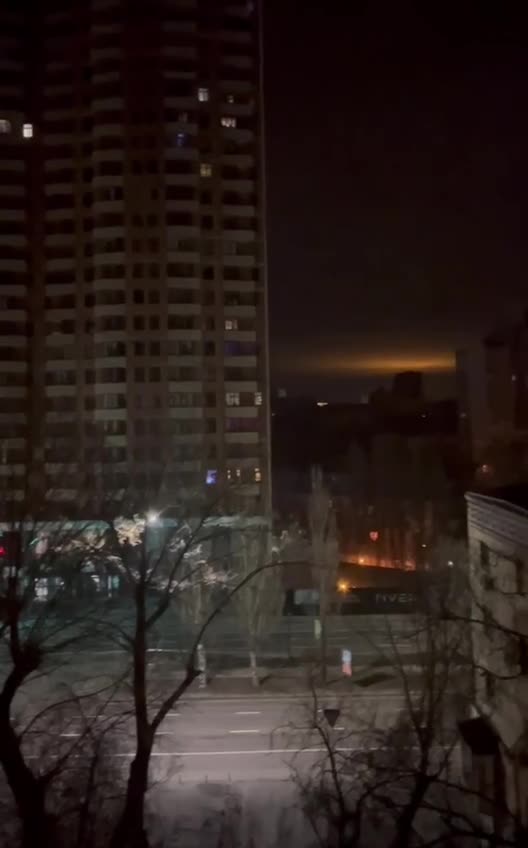 💥 Kiev, fireworks for Bandera Day