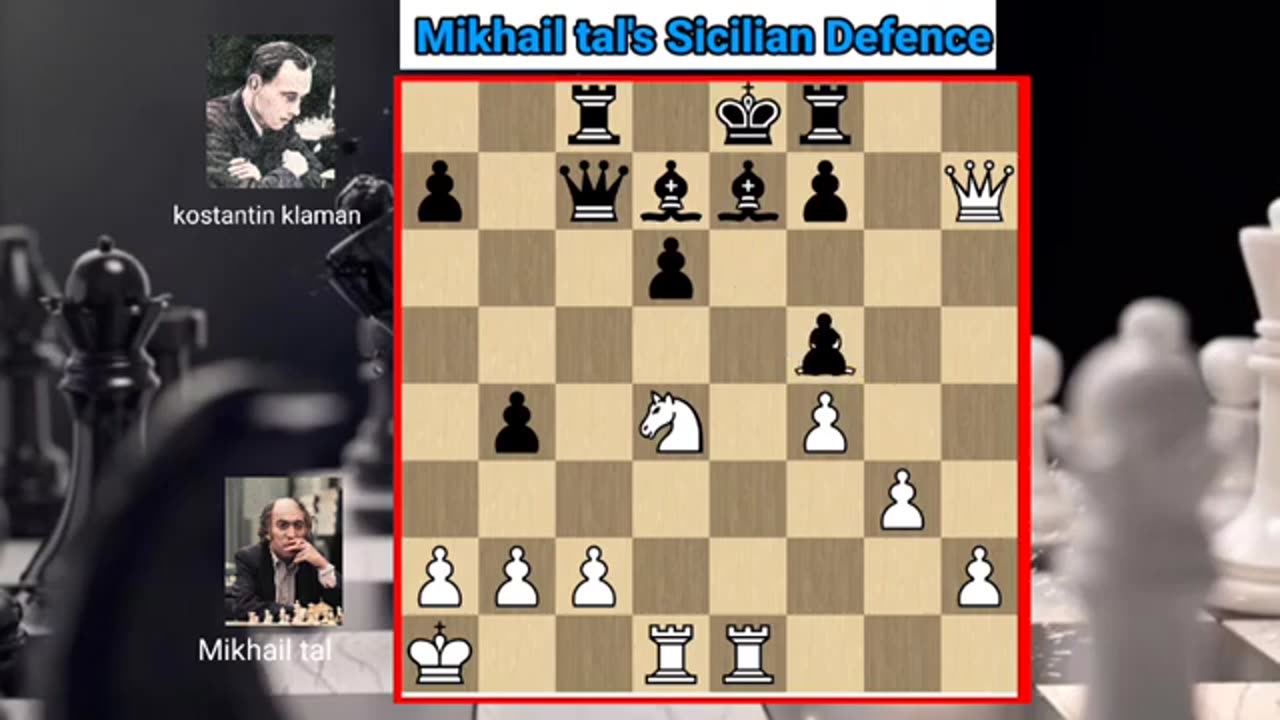 Great trap in sicilian defence |Mikhail tal |Meditation videos