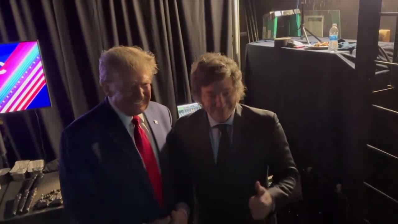 Argentinian president Javier Milei meets president Donald Trump for the first time #MAGA