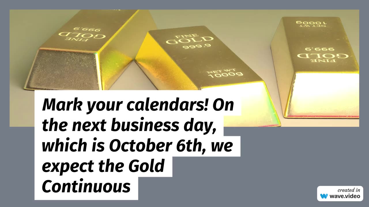 Gold Expected Price Range for 10-6-23