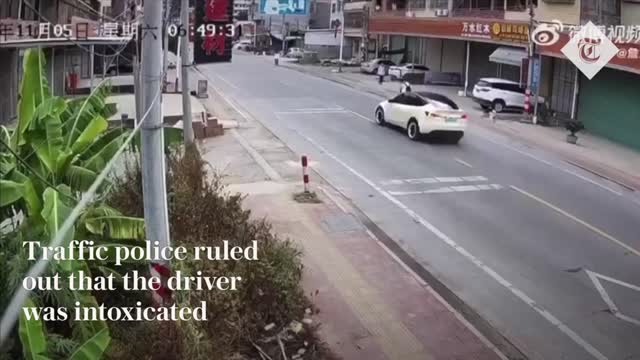 Tesla driver loses control as car speeds down street causing two deaths