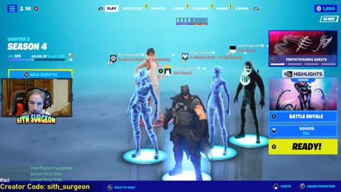 sith_surgeon - Fortnite Live Stream. Fortnite with Viewers.