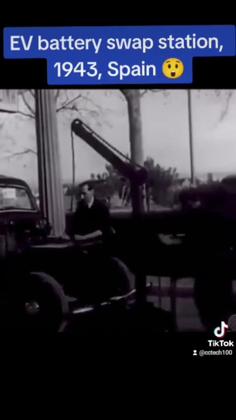 Taxis completamente eléctricos en España en 1943