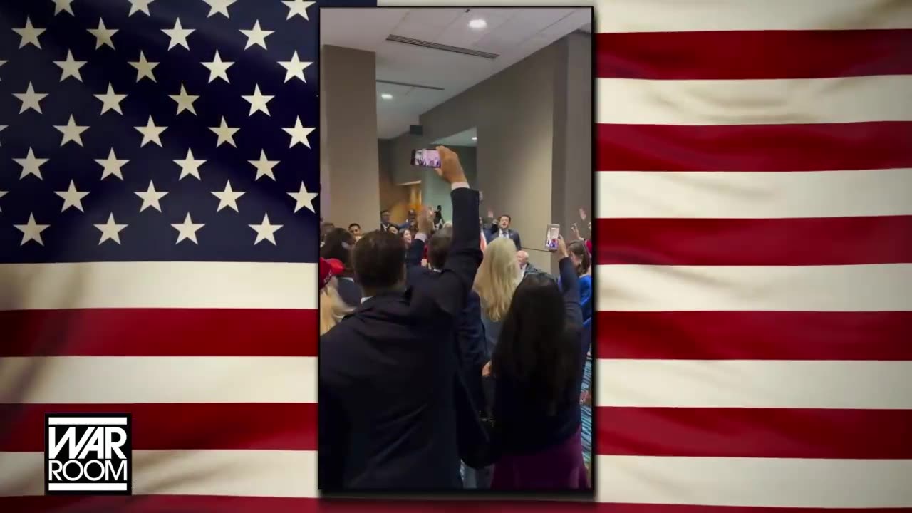 Powerful Video Of Trump Supporters Singing After Trump Victory