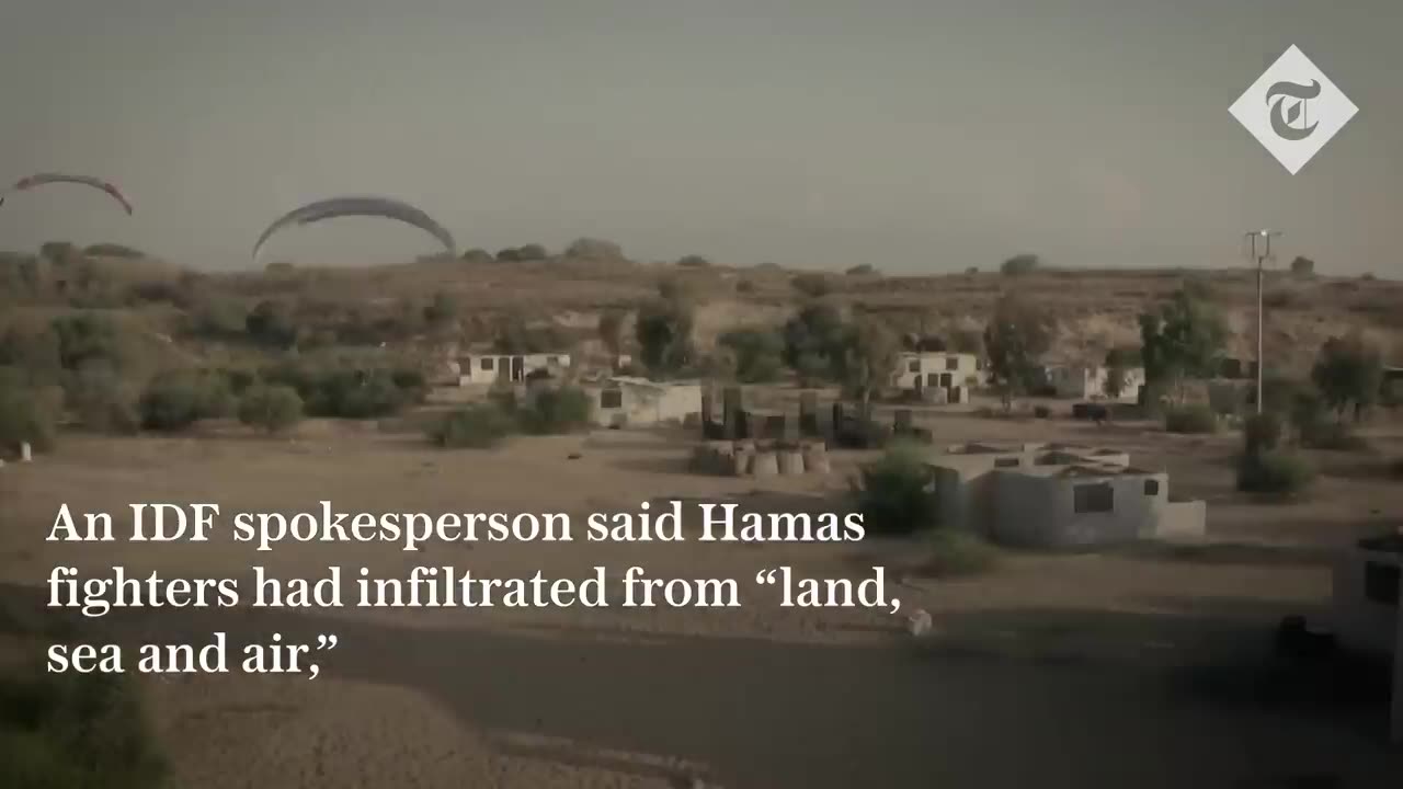 Israel war: Hamas used motor-powered hang gliders to infiltrate Israel